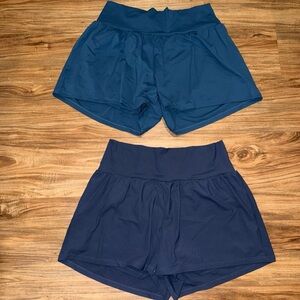 Halara Super High Waisted 2-in-1  Shorts 1X  Blue  ~Bundle~